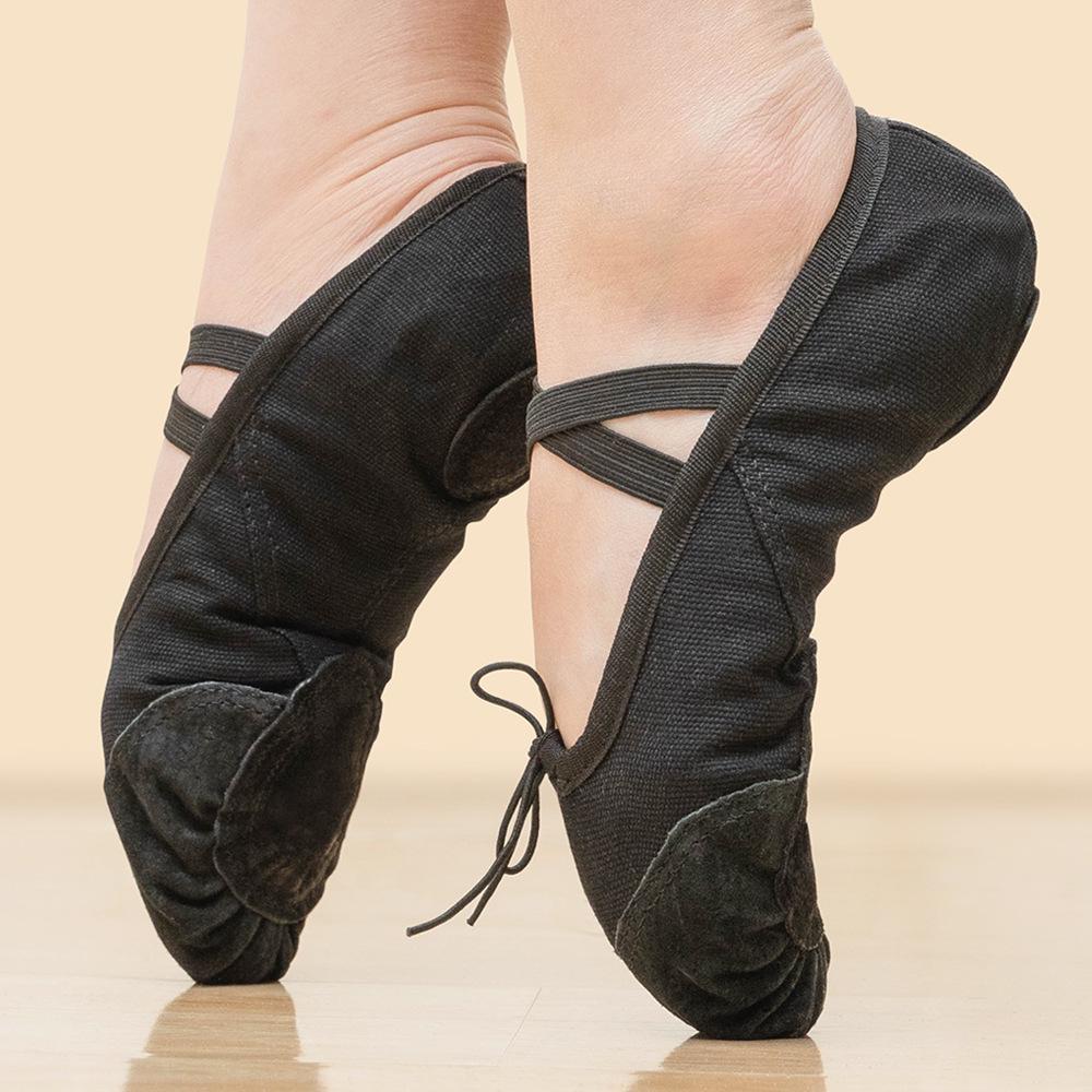 

Men s Black Ballet Shoes - Soft Sole, Large Size, Professional Dance Practice Shoes for Adults and Boys 30