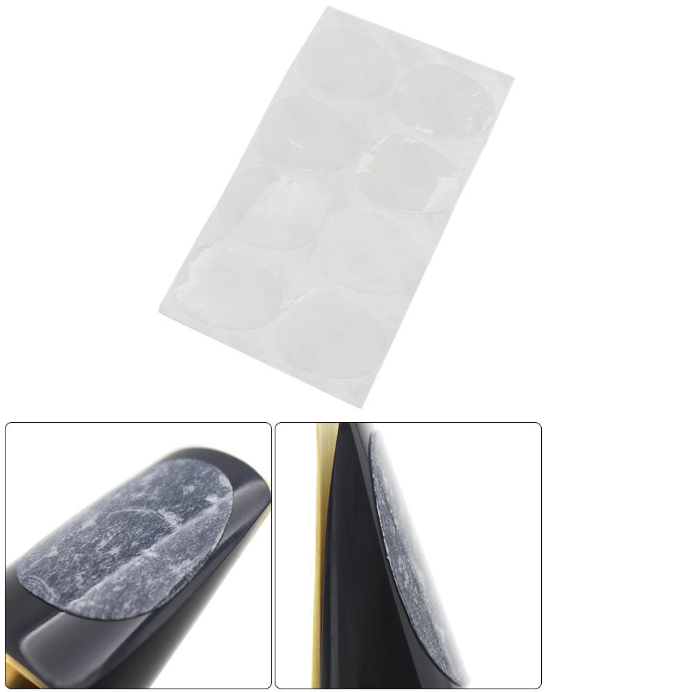 

8pcs Alto Tenor Saxophone Sax Mouthpiece Patches Pads Cushions 0.3mm