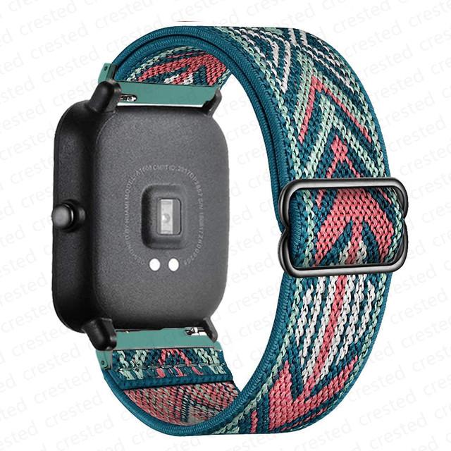 Nylon Band For Amazfit GTS 4/2/2e/3/GTS2 Mini/GTR/4/3/Pro/GTR2/stratos Bracelet Correa Amazfit Bip 6 5 3 20mm/22mm Watch Straps