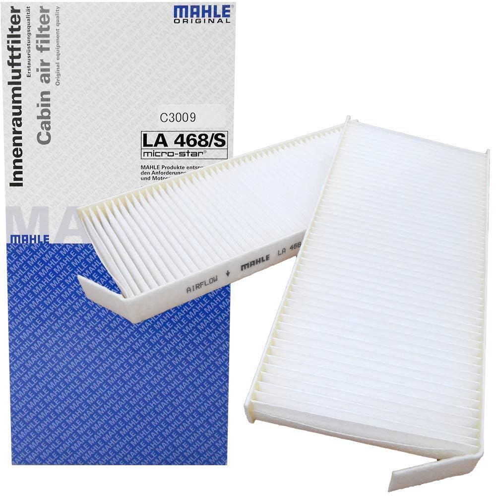 

MAHLE Air Conditioner Filter Pollen & PM2.5 Removal for Renault Kangoo Zen, Actif, Bopp, Cloueur MAHLE C3009 2-Pack Genuine Filter Manufacturer
