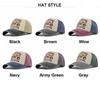 Retro Vintage Cotton Baseball Cap Adjustable Sun Hat For Men Motorcycle Truck Cap