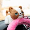Cartoon Design Black Cat Plush Toy Keyring Pendant Stuffed Animals  Valentine's Day Gift