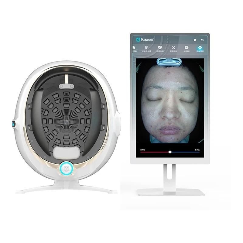 3D Skin Scanner Care Facial Analyzer Intelligence Face Camera Test Analysis Machine Portable Skin Testing Detector