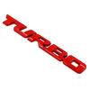 3D Car Styling Metal TURBO Letters Emblem Sticker Rear Tailgate Badge Decor