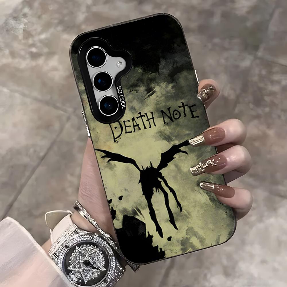 Misa Death Note Phone Case For Samsung S25 Ultra S23 S22 S21 S20 Ultra Plus S24 Fe A54 A55 Color Silver Cover
