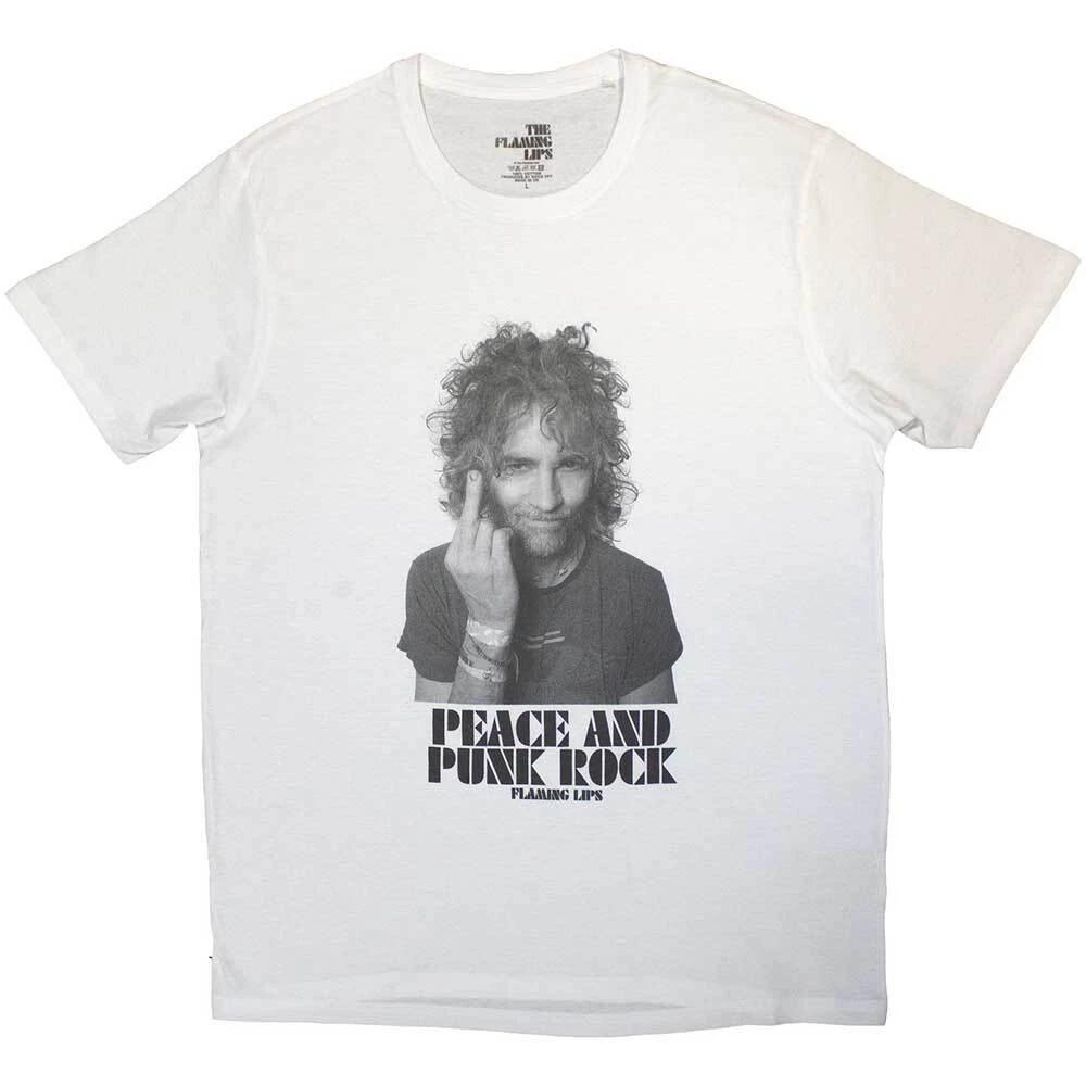 The Flaming Lips Unisex T-Shirt: Peace and Punk (Small) XL