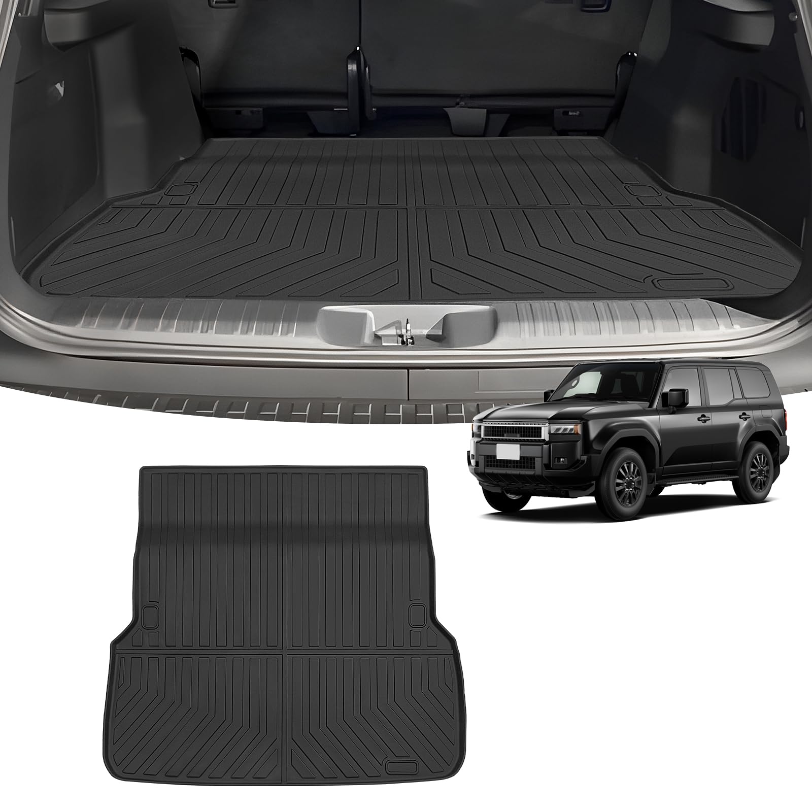 

Новый дизайн багажника Land Cruiser 250 багажник Land Cruiser 250 эксклюзивный материал TPE багаж легко в автомобиль водонепроницаемый пользовательский защитный набор Cruiser 250