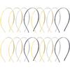 10Pcs Metal Headband 11x14cm Simple Headband Hair Fixing Head Hoop Unisex Headband for DIY Making Hairband Accessories Wholesale