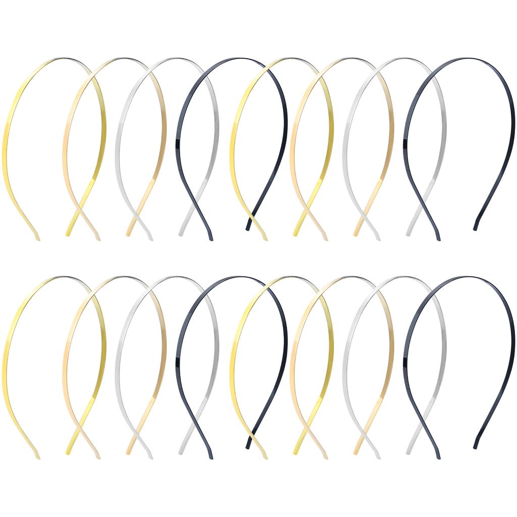 10Pcs Metal Headband 11x14cm Simple Headband Hair Fixing Head Hoop Unisex Headband for DIY Making Hairband Accessories Wholesale