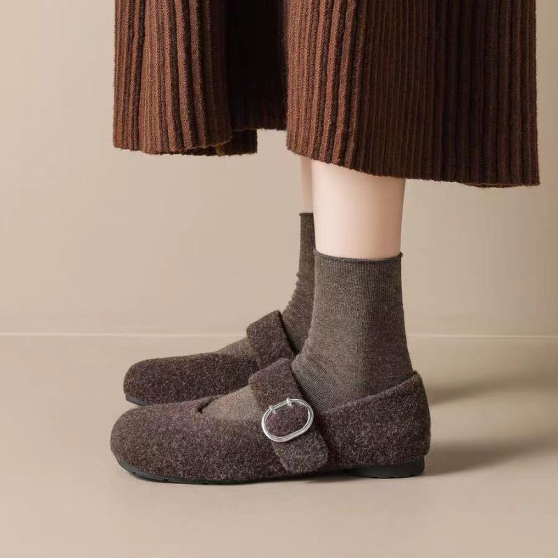 2026 New Mary Jane Shoes Women Wear New Autumn and Winter French Retro Temperament Flat Shoes for Women  Zapatos