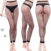Women's Sexy Black Silk Fishnet Stockings - Thin, Tight, Summer Mesh Socks