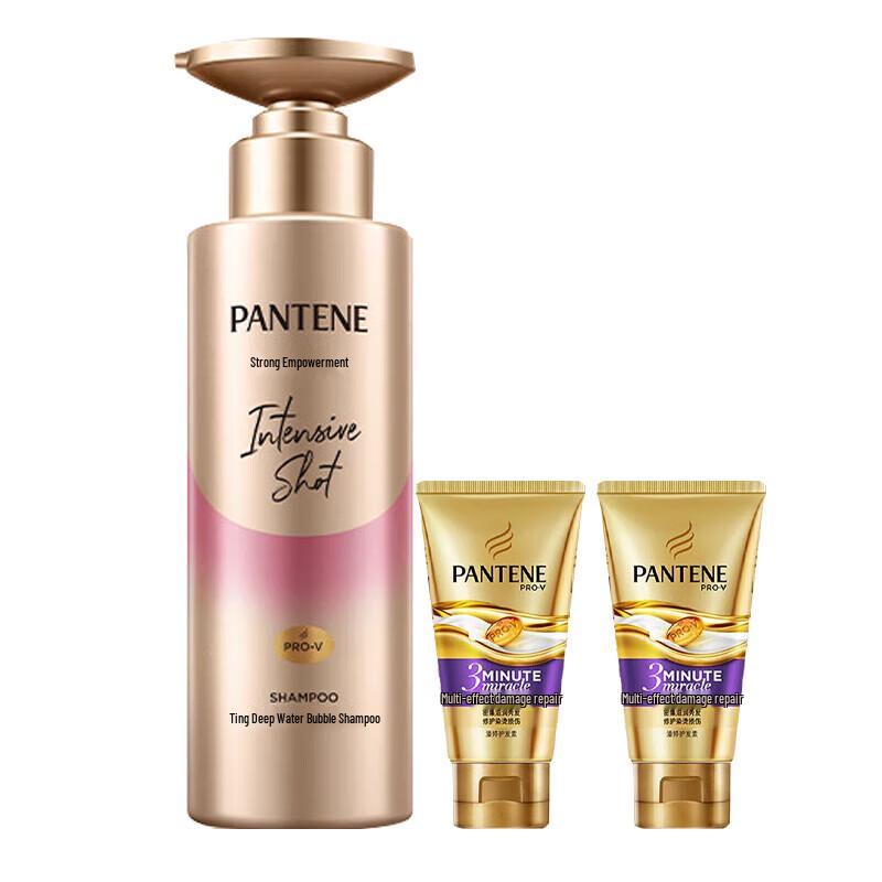 Pantene PRO-V Deep Water Bubble Bomb Hydrating Shampoo & 3-Minute Hair Treatment Set