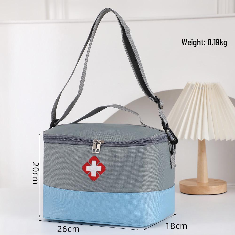 Large Capacity Portable Medicine Storage Bag - Home & Travel Emergency Kit