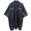 Embroidery Short Sleeve Jacket Black Front Zip Men's Used