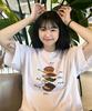 TRIPSHION Hamburger Recipe Graphic T-Shirt - 8 Colors (Type A)