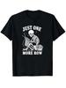 Just One More Row Crochet And Knitting Lover TShirt Summer Unisex Loose And Breathable Cotton TShirt Top