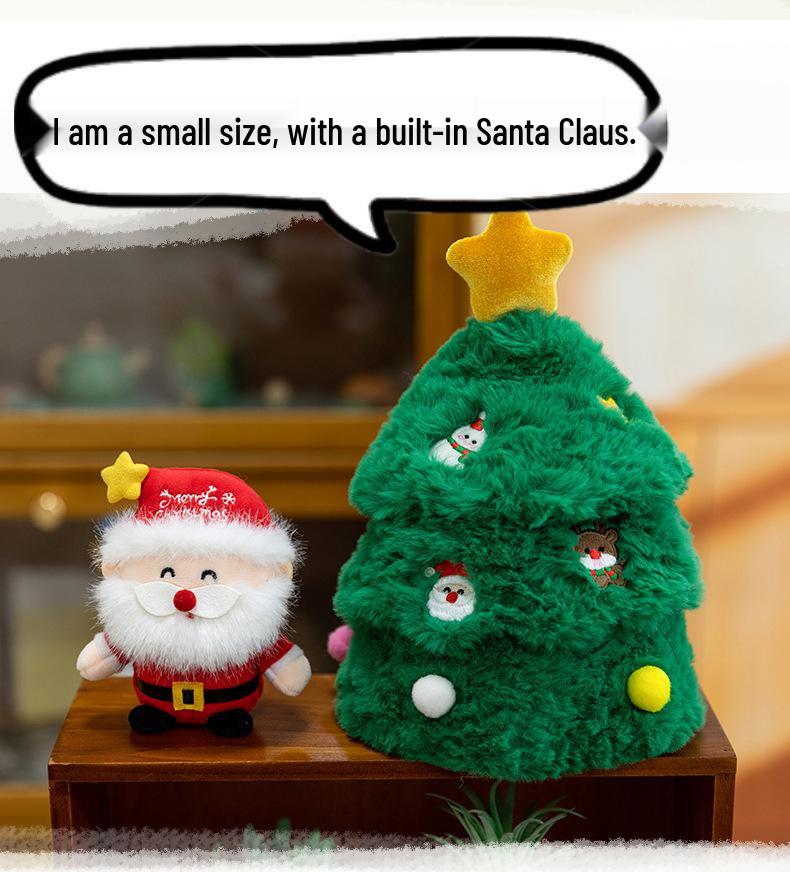 

Christmas Cartoon Plush Doll Set: Tree, Snowman, Reindeer, Santa As described in options