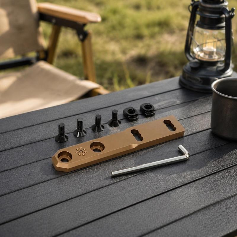 Aluminum Flashlights Mounting Plate for M300 M600, Vertical Configuration with Multiple Openings for Outdoor Equipment Systems