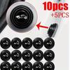 15pcs Car Door Anti-shock Pad Hood Trunk Anti-collision Silicone Adhesive Sticker Pads Auto Anti-Noise Buffer Gasket Gaskets.