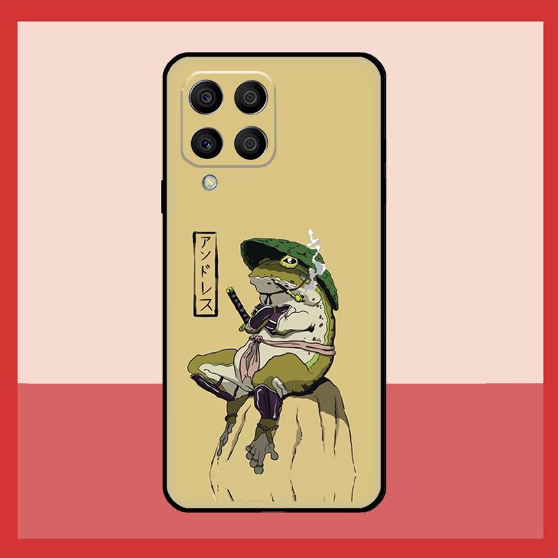 Cute Cartoon Frog Case For Samsung Galaxy M56 M12 M06 M32 M52 M35 M55 M15 M11 M13 M14 M16 M36 M31 M53 M34 M54