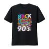 90er Jahre Outfit Party und Themenkostüm für Männer Frauen T-Shirt Vintage Gewaschen homme Vielseitiges Grafik-Top Für Den Alltag Stilvoll