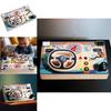 Busy Board Toy For Kids With Wooden Steering Wheel Learning Playset For Early Education