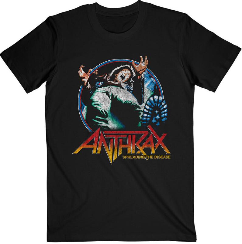 Anthrax Spreading The Disease Vignette Shirt S-XXL T-Shirt Official Band Tshirt
