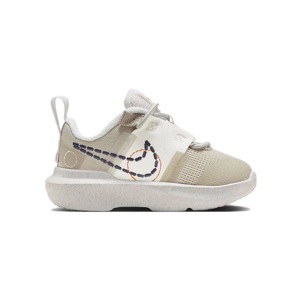 Nike Crater Impact TD Slip Resistant Low Top Shoes Baby Shoes White Orange DB3553-202