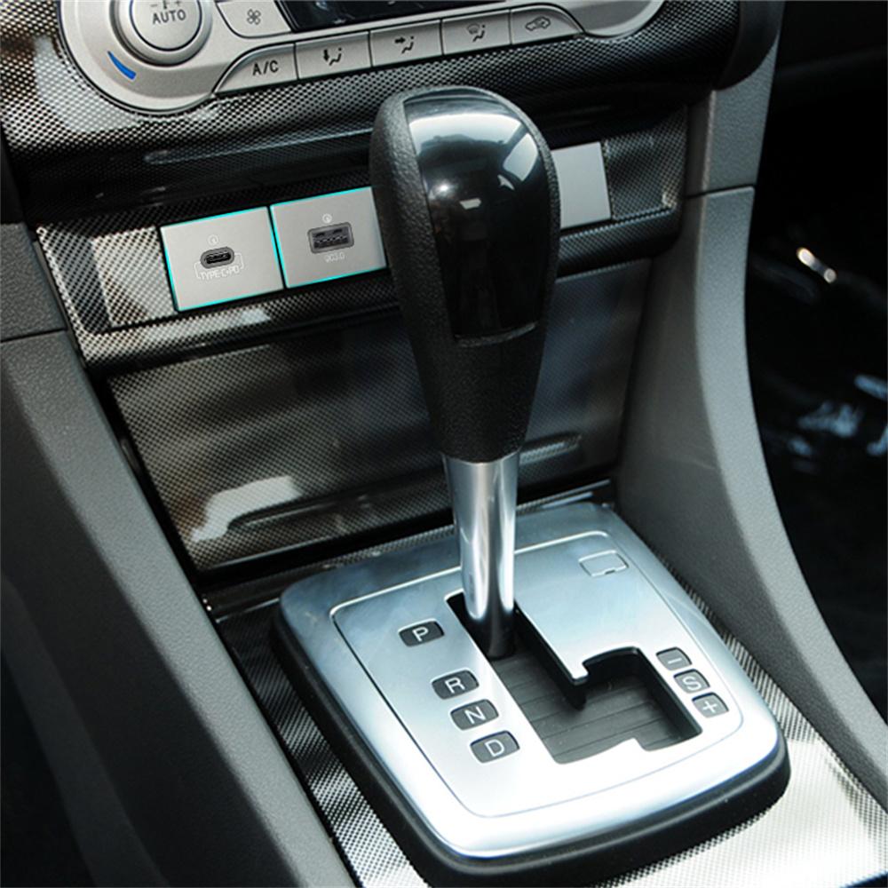 USB-A QC3.0 USB-C PD Fast Charger Socket Panel Mount For Ford Focus MK2 2005-09