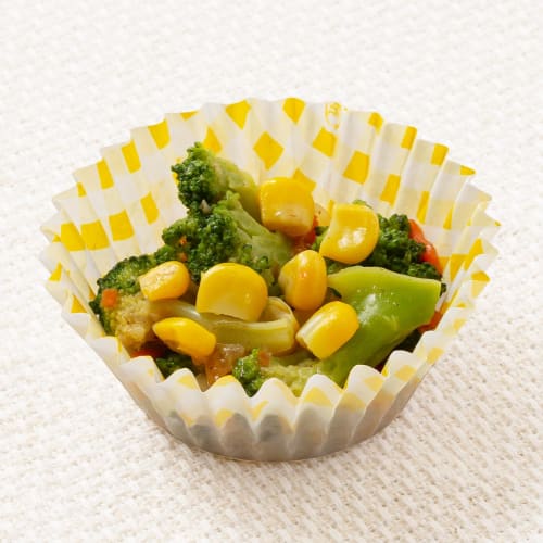 Artem Side Dish Cups, Lunch Box Cups, Size 8, Checkered Pattern, 3 Colors, 125 Cups X 2 Packs, Microwave Safe, Made In Japan