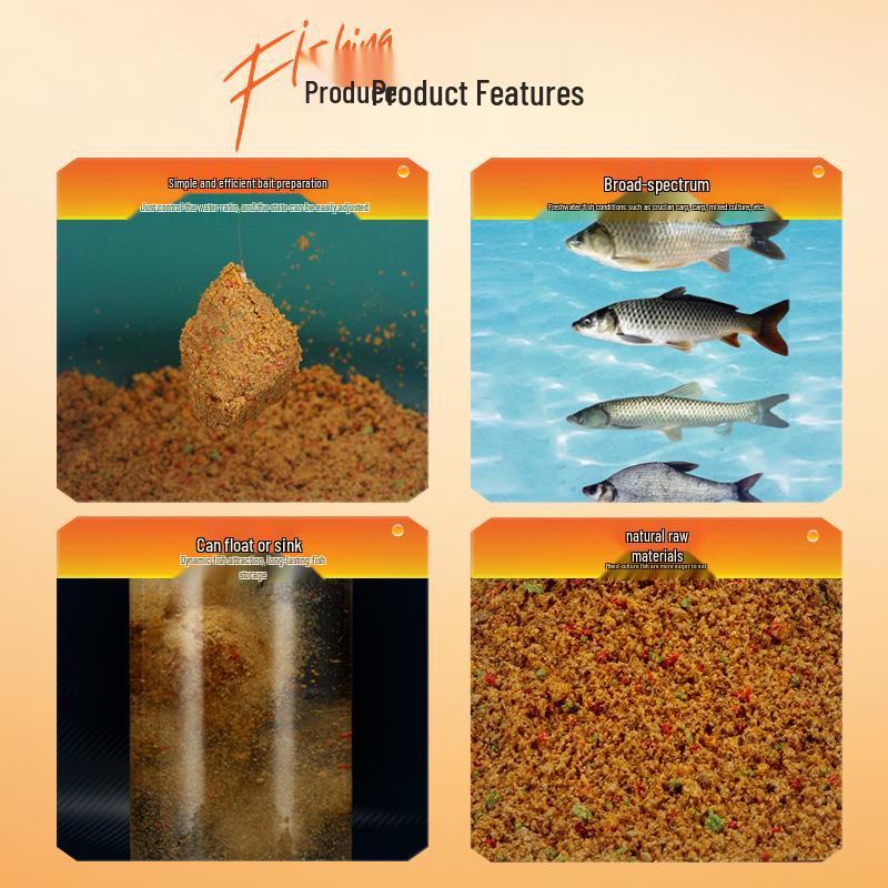 Jia Diao Ni Advanced Mixed Pond Bait for Crucian Carp and Black Pit Fish - Yan Yu Lake Competition Style