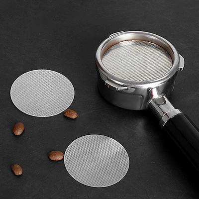 Reusable Stainless Steel Coffee Puck Screen For 51mm 53.5mm 58.5mm Espresso Portafilter Basket Filters
