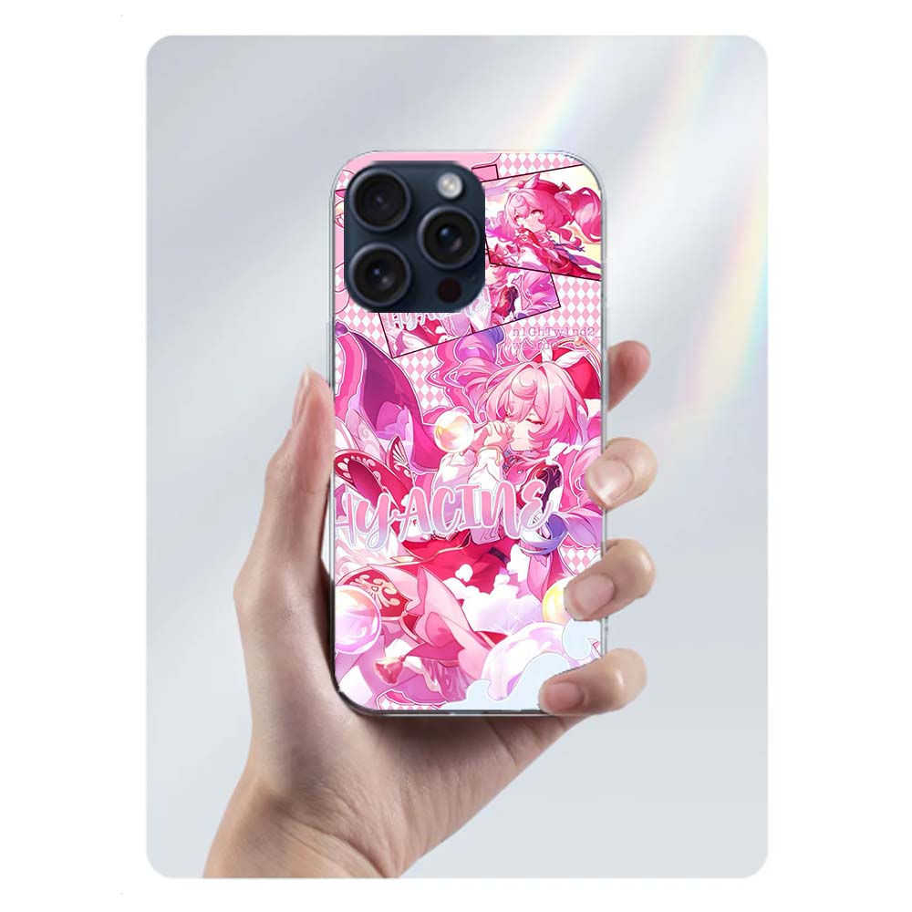 Honkai Star Rail Hyacine Clear Phone Case For Iphone 17 Air 16 Pro Max 15 Pro 14 Plus 17E 16E 11 13 12 Mini Cover Cases Fundas C