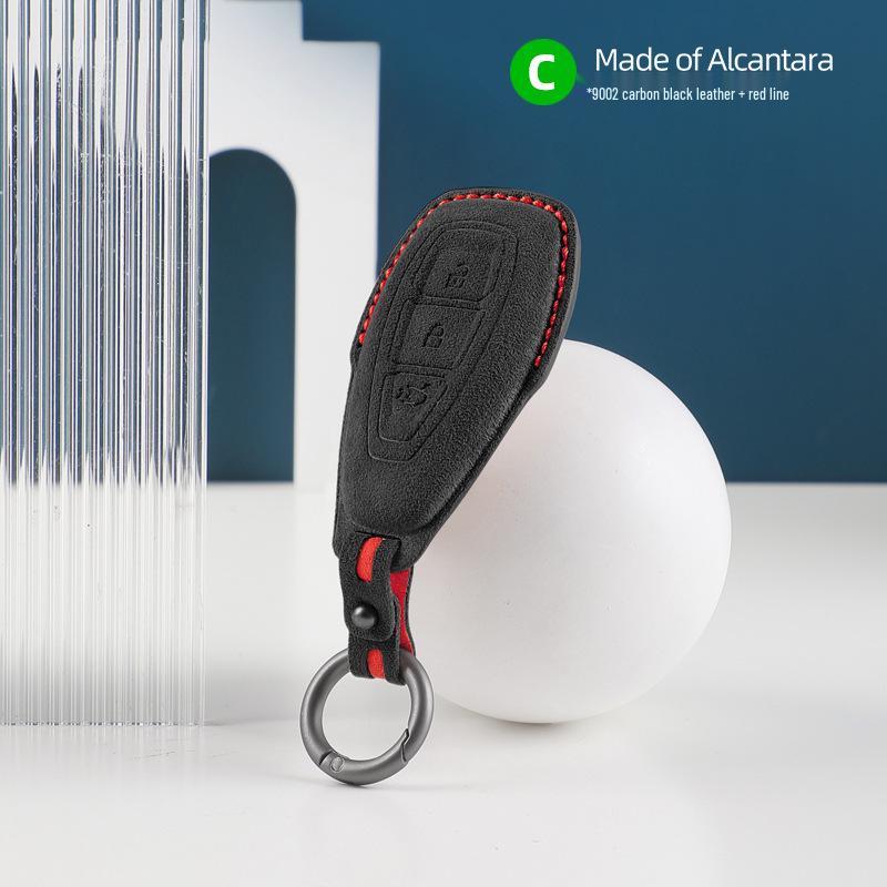 Ford Mondeo, Explorer, EVOS, Escape Alcantara Suede 3D Key Case Cover
