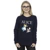 Disney Womens/Ladies Alice In Wonderland Follow The Rabbit Sweatshirt