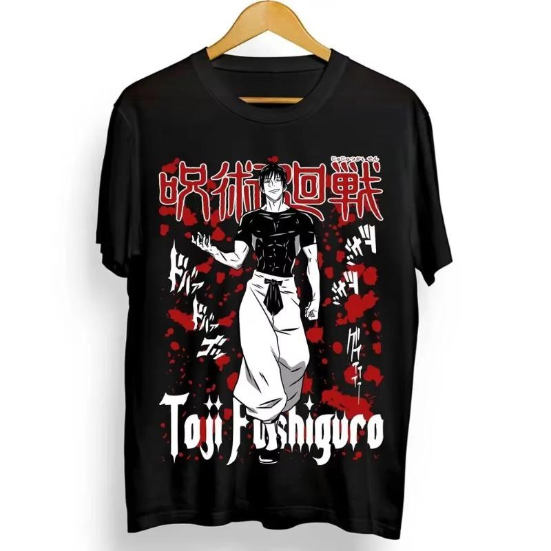 

Fushiguro Toji T-Shirt Anime Manga Jujutsu Kaisen Unisex Shirt Soft Tee All Size Graphic T Shirts Y2k Top Oversized T Shirt S