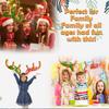 Inflatable Reindeer Horn Hat Toss Game For Christmas Party Fun And Family Engagement