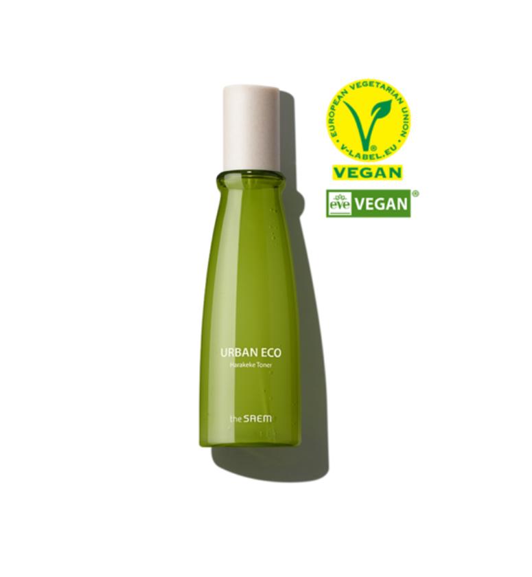 The Saem Urban Eco Harakeke Toner – Feuchtigkeitsspendender & Beruhigender Gesichts-Toner, 150 ml yellow