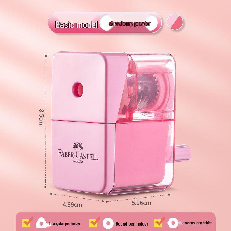 Faber-Castell Double & Single Hole Pencil Sharpener for Students and Artists