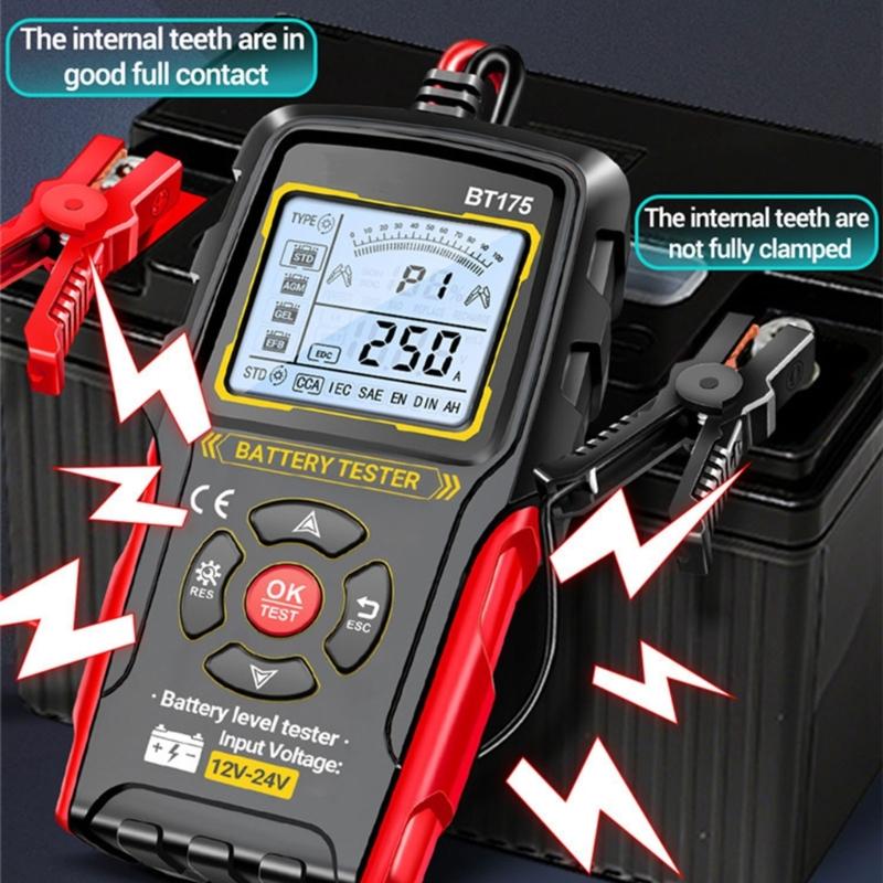 Digital Display Car Battery Measurement Tester With Voice Guidance For Voltage Internal Resistance And Life Analysis