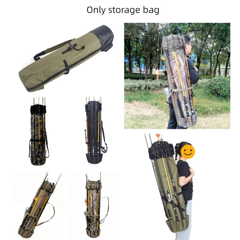 Outdoor Capacity Large Oxford Cloth Fishing Rod Gear Storage Bag Accessory Gift