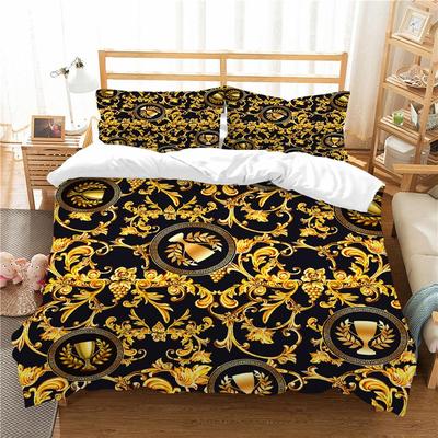 Bedding Cover Set Children Kid Luxury Fashion 3D Gold Trophy Home Bedclothes King Size Queen Bedspreads Quilt Covers