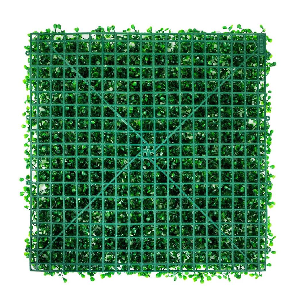 Artificial Boxwood Panel 12pcs 10" X 10" Grass Hedge Wall Mat for Fence