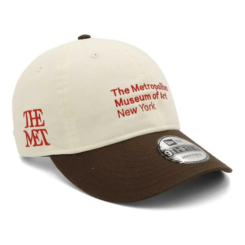

[New Era] cap THEMET collaboration Metropolitan Museum of Art chrome/walnut M/L 930 THE MET LEATHER STRAP CHR WAL 14457363 NER36C3078