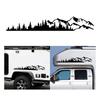 Klaxib RV Motor Home Side Body Window Bumper Sticker Large Mountain Tree Decal Sticker Decoration for Car RV Truck