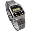 Casio A100WEGG-1A2 Digital Watch Men's Retro Design Black Gold Stainless Steel