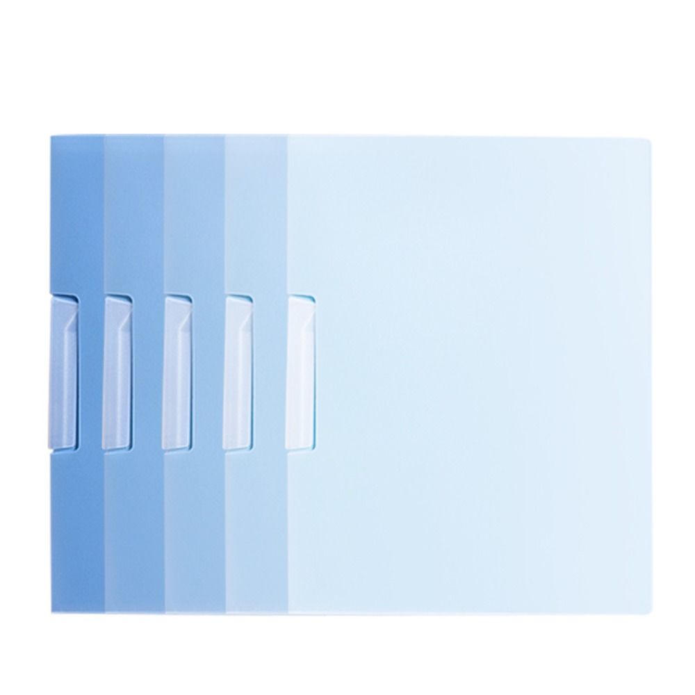 5Pcs Waterproof A4 File Folder Dustproof Paper Organizer Rotating Side Opening Folder  School Office