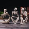 Nordic Abstract Thinker Statue Resin Figurine Office Home  Decoration Desktop Decor Handmade Crafts Sculpture Modern Art