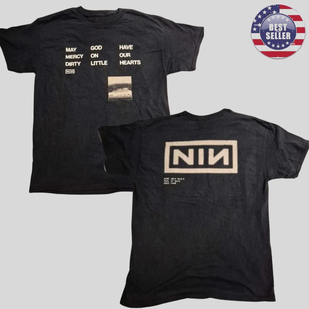 

Nine Inch Peel It Back Tour 2025 Merch Tshirt Reprint Unisex T-Shirt XL