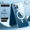 "Transparent MagSafe Magnetic Case for iPhone 12-16, 13 Animation, 14 Pro & 15 Acrylic"